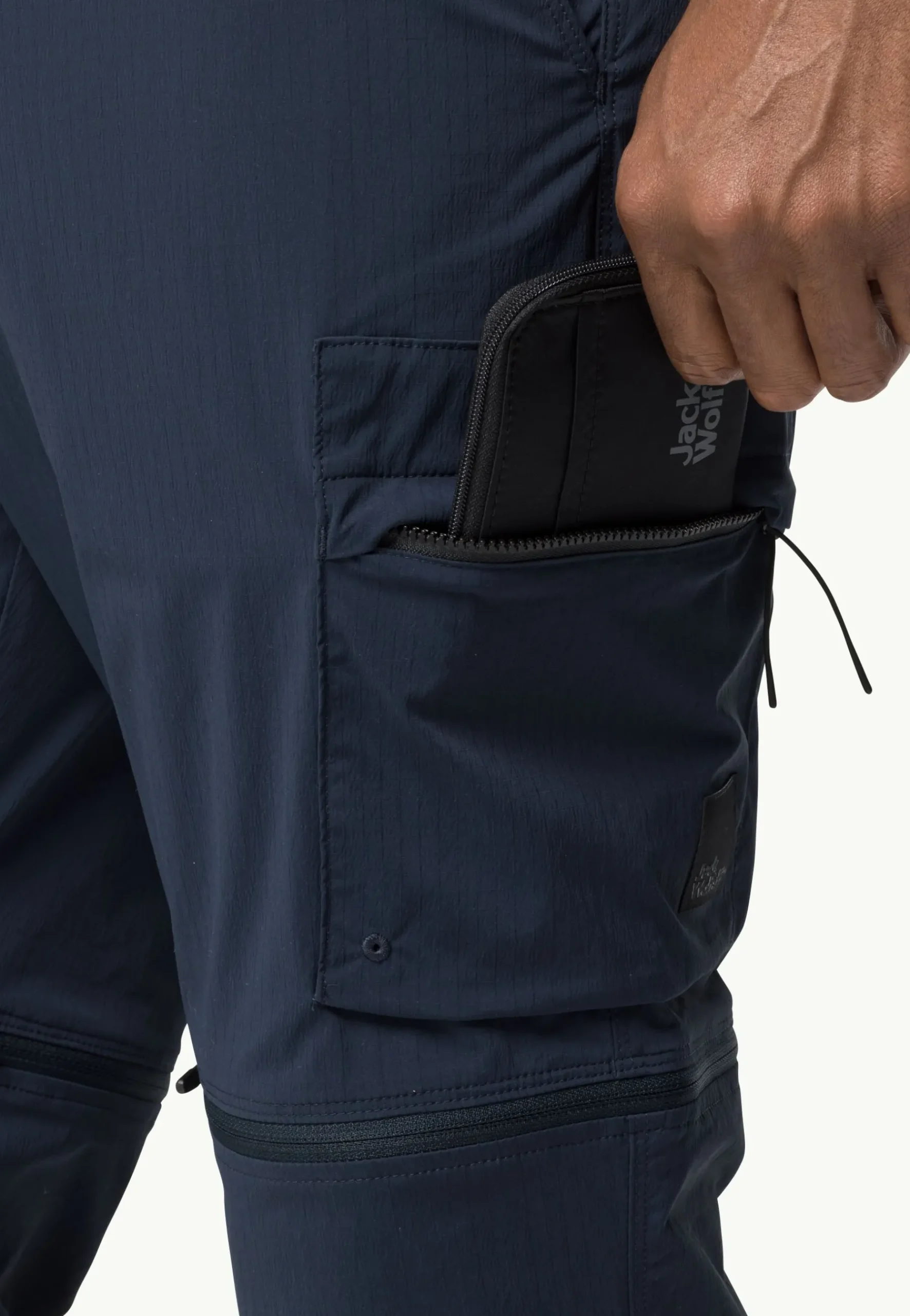 Wanderthirst Zip Pants M-Jack Wolfskin
