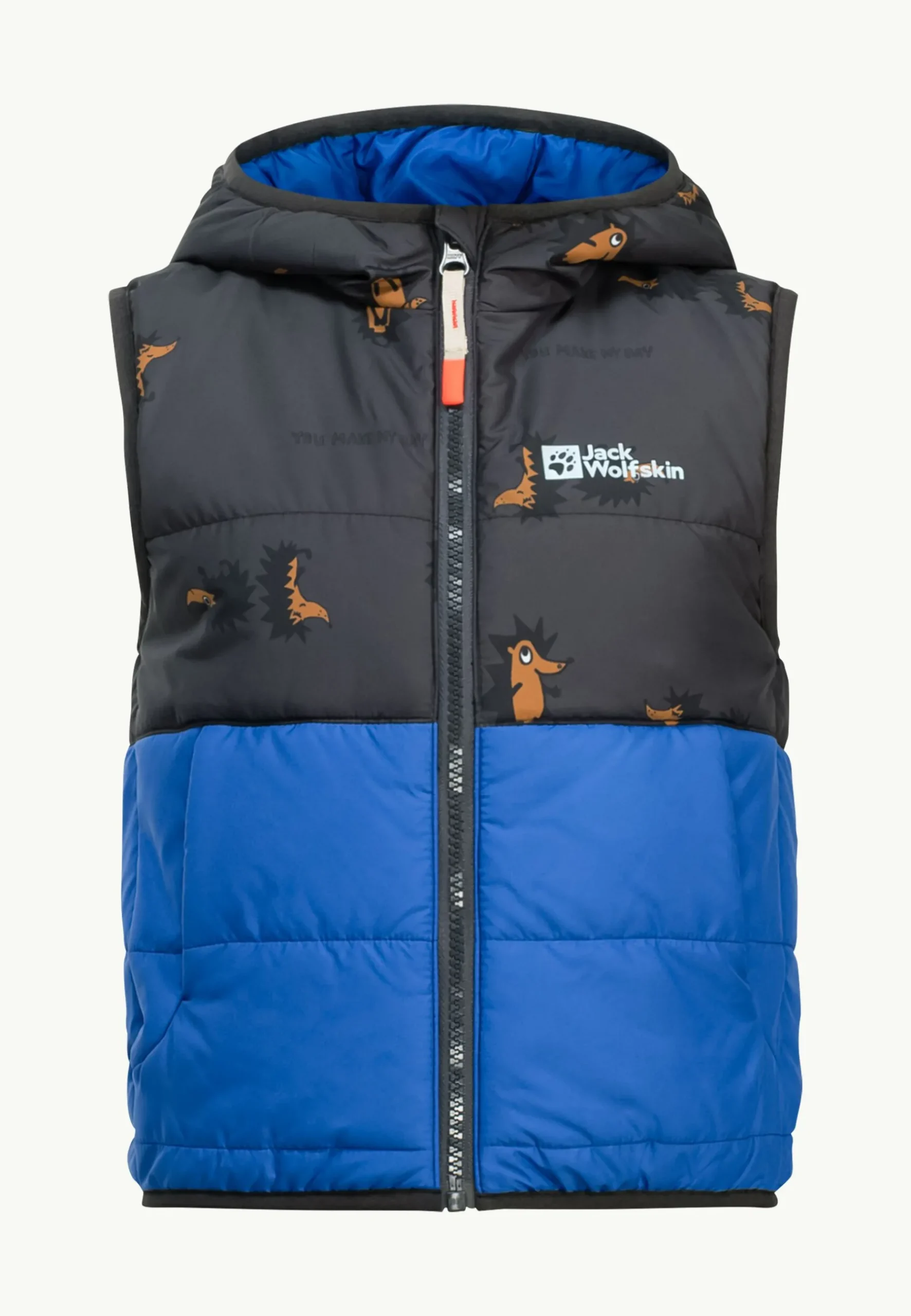 Gleely Ins Hooded Vest K-Jack Wolfskin New