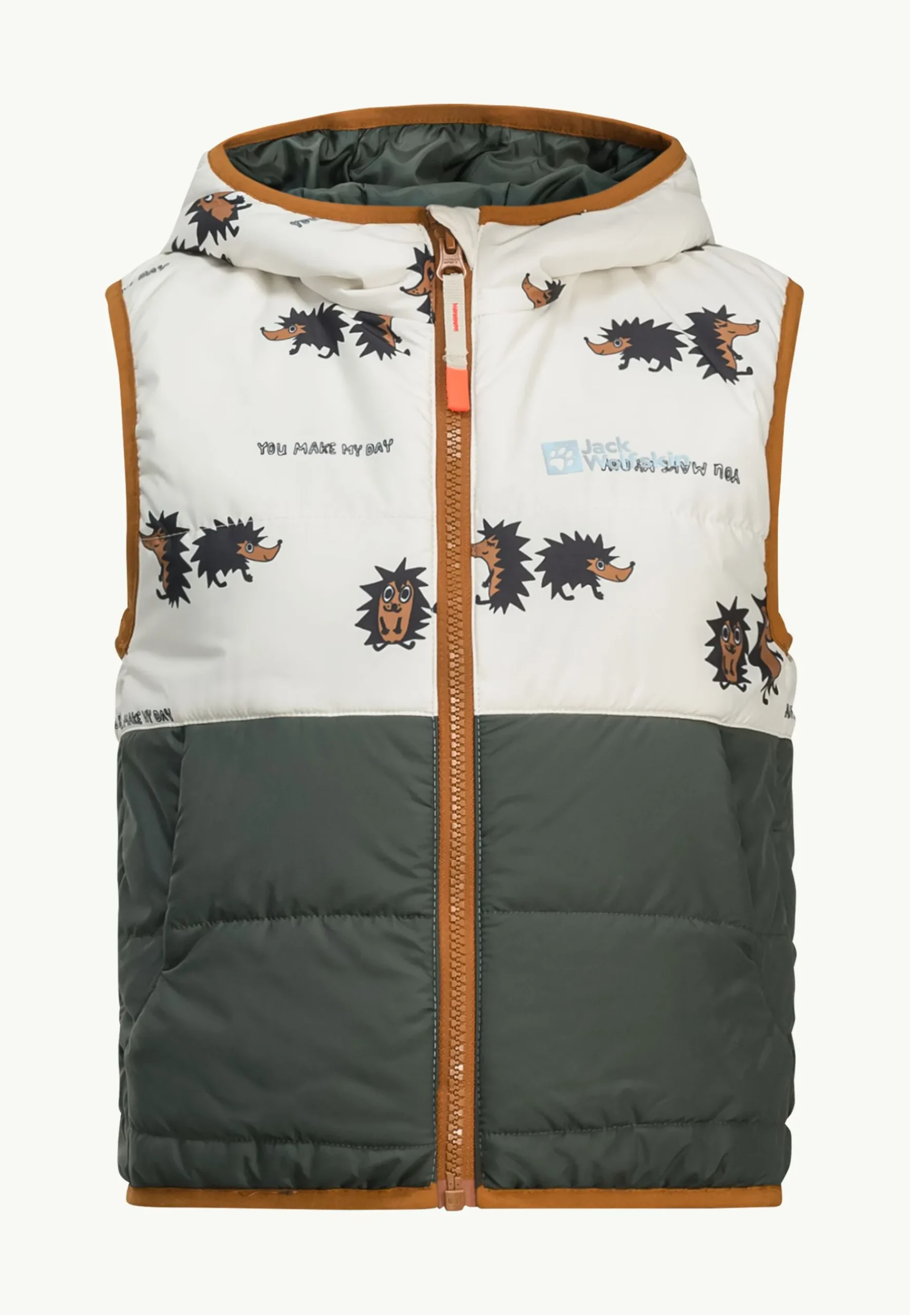 Gleely Ins Hooded Vest K-Jack Wolfskin New